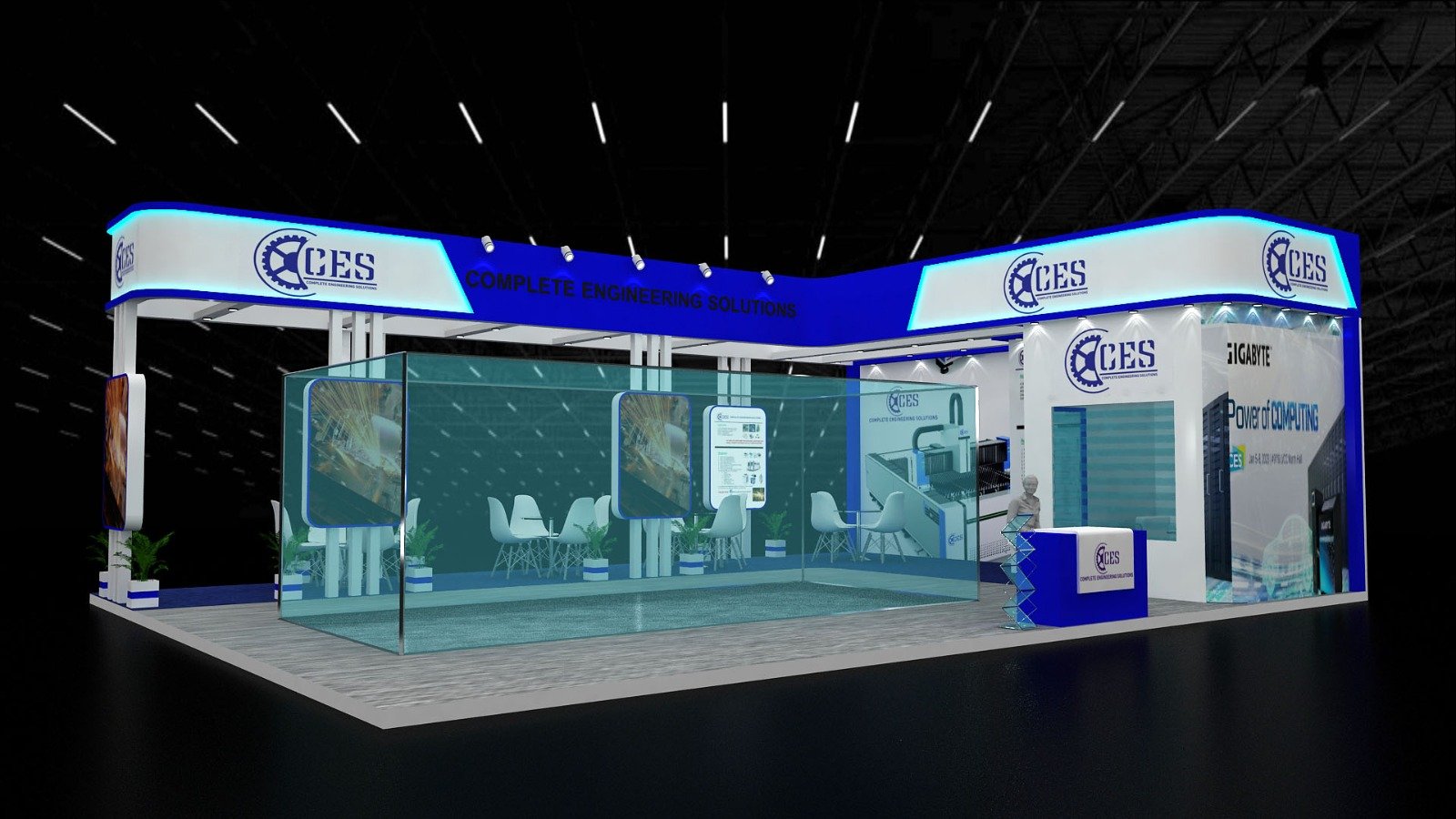 Exhibition 3d Stall Designing