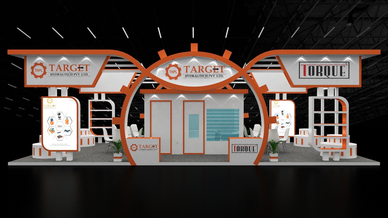 stall design for construction company