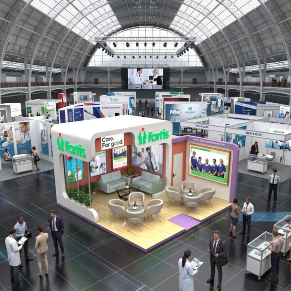 Pharma & Healthcare﻿ Stall Design and Fabrication Work