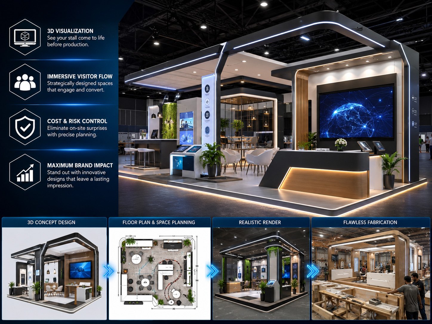 Why 3D Exhibition Stall Design is Non-Negotiable for High-Stakes Trade Shows