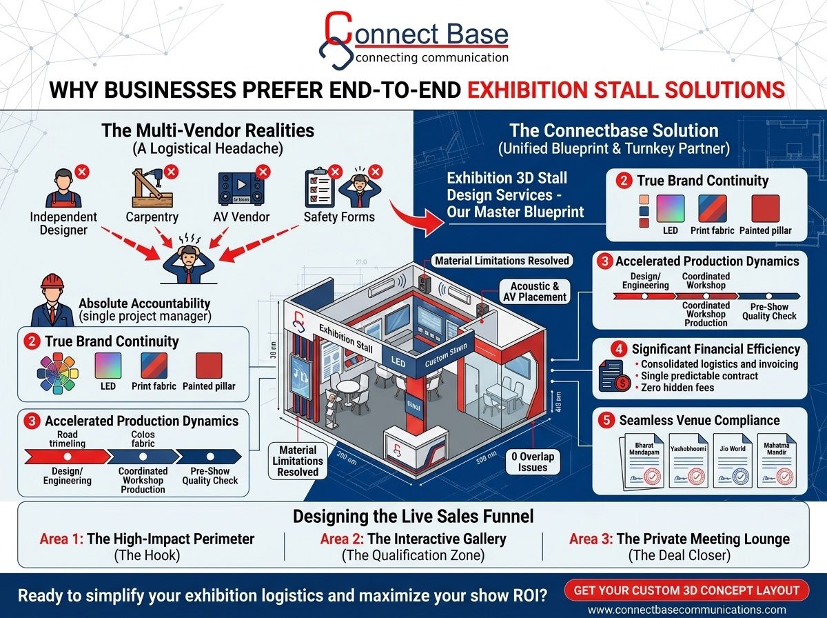 Why Businesses Prefer End-to-End Exhibition Stall Solutions