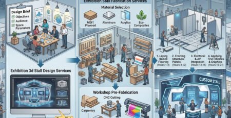 Exhibition Stall Fabrication Process: A Step-by-Step Guide to Trade Show Success