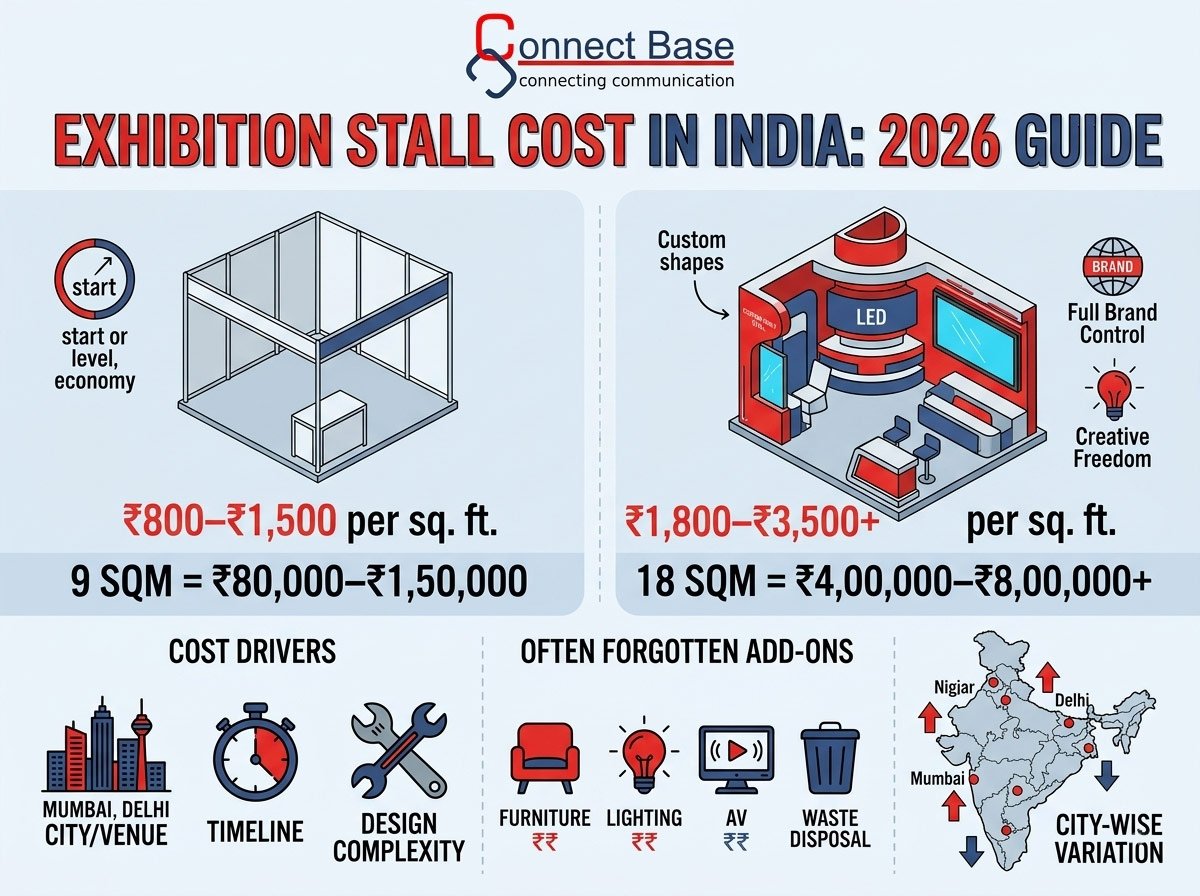 How Much Does an Exhibition Stall Cost in India? Complete 2026 Pricing Guide