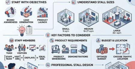 How to Choose the Right Exhibition Stall Size for Your Business