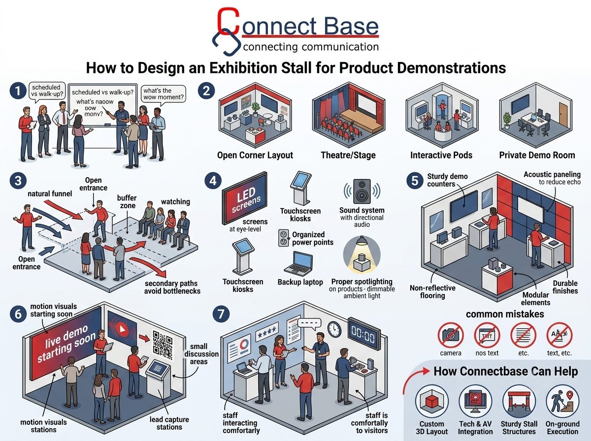 How to Design an Exhibition Stall for Product Demonstrations