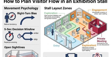 How to Plan Visitor Flow in an Exhibition Stall