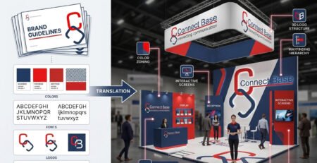 How to Turn Your Brand Guidelines into a Professional 3D Exhibition Stall Design