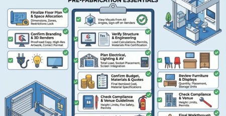 Exhibition Stall Design Checklist: Everything to Finalize Before Fabrication