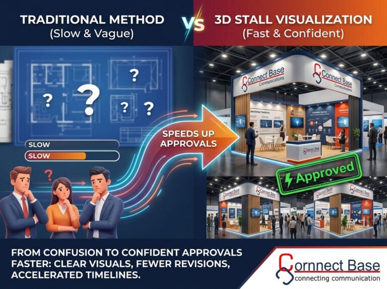 How 3D Stall Visualization Helps Brands Approve Exhibition Designs Faster