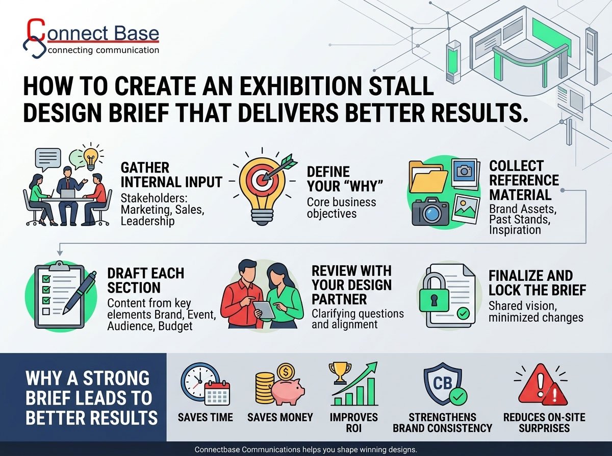 How to Create an Exhibition Stall Design Brief That Delivers Better Results