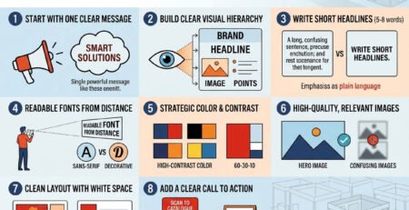 How to Design Exhibition Stall Graphics That Visitors Can Understand Quickly