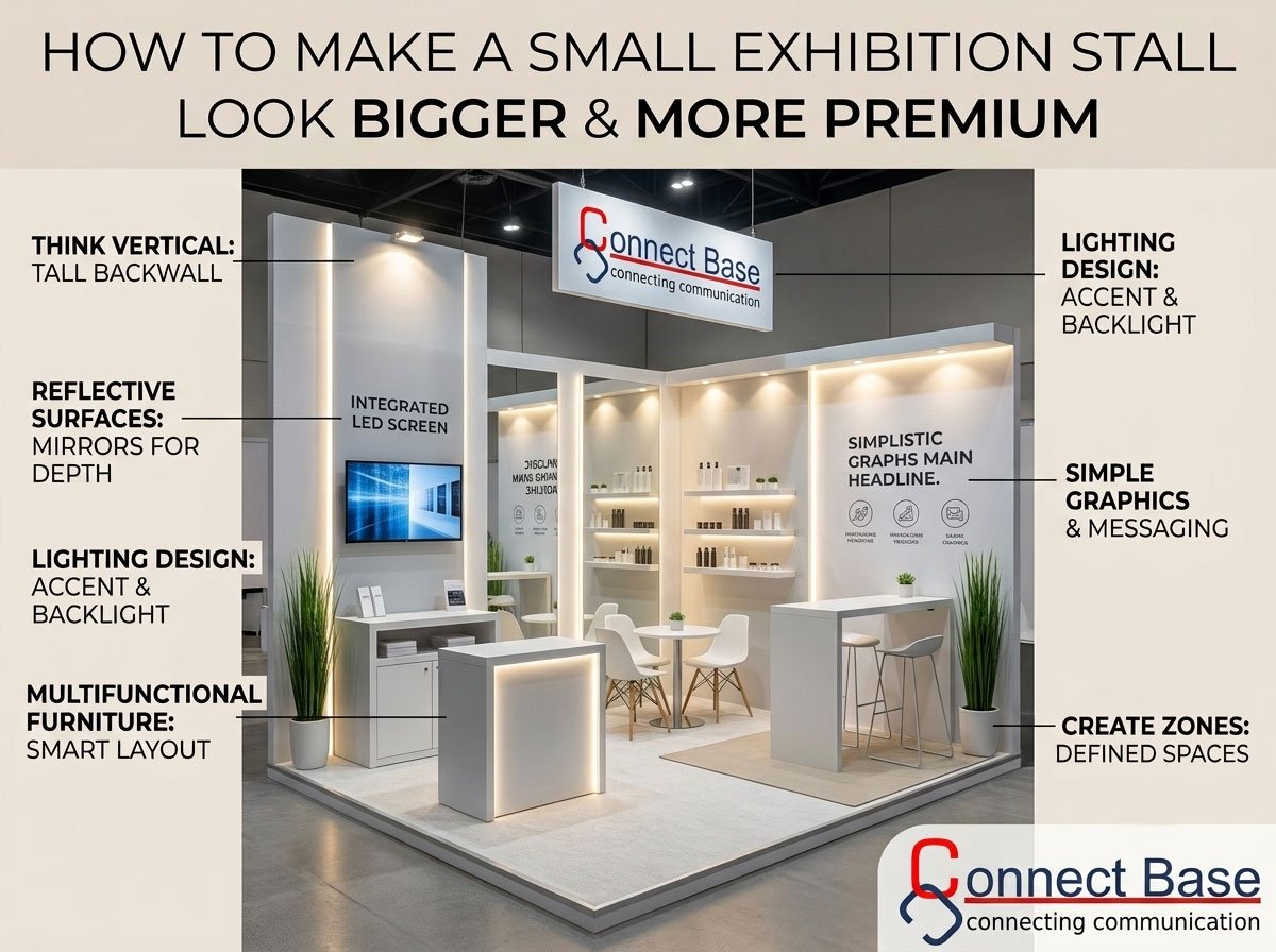 How to Make a Small Exhibition Stall Look Bigger and More Premium