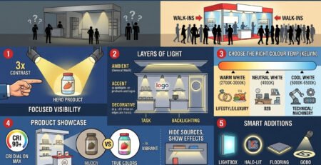 How to Use Lighting to Make Your Exhibition Stall More Attractive