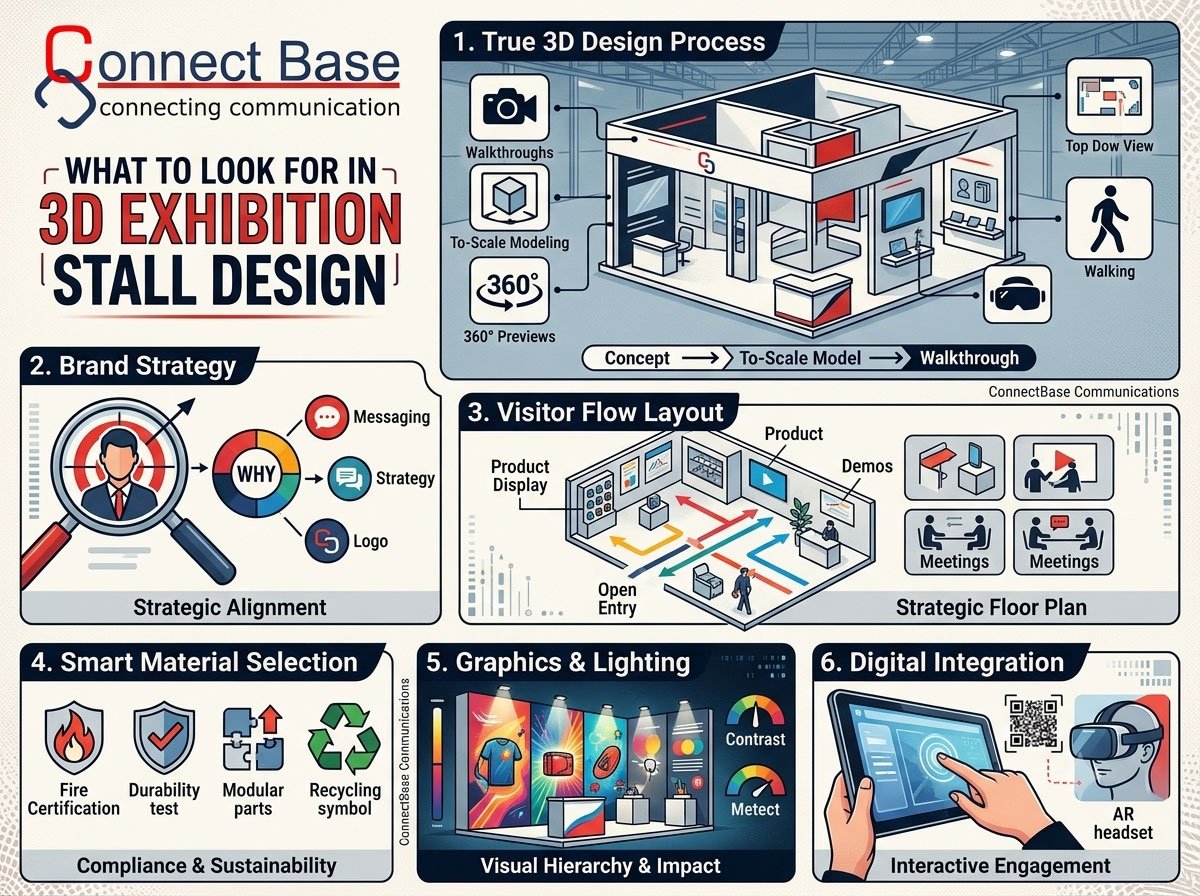 What Should You Look for in a Professional 3D Exhibition Stall Design?