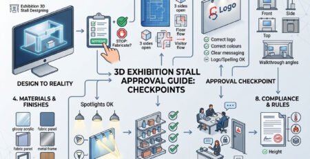 3D Exhibition Stall Design: What Clients Should Check Before Approval