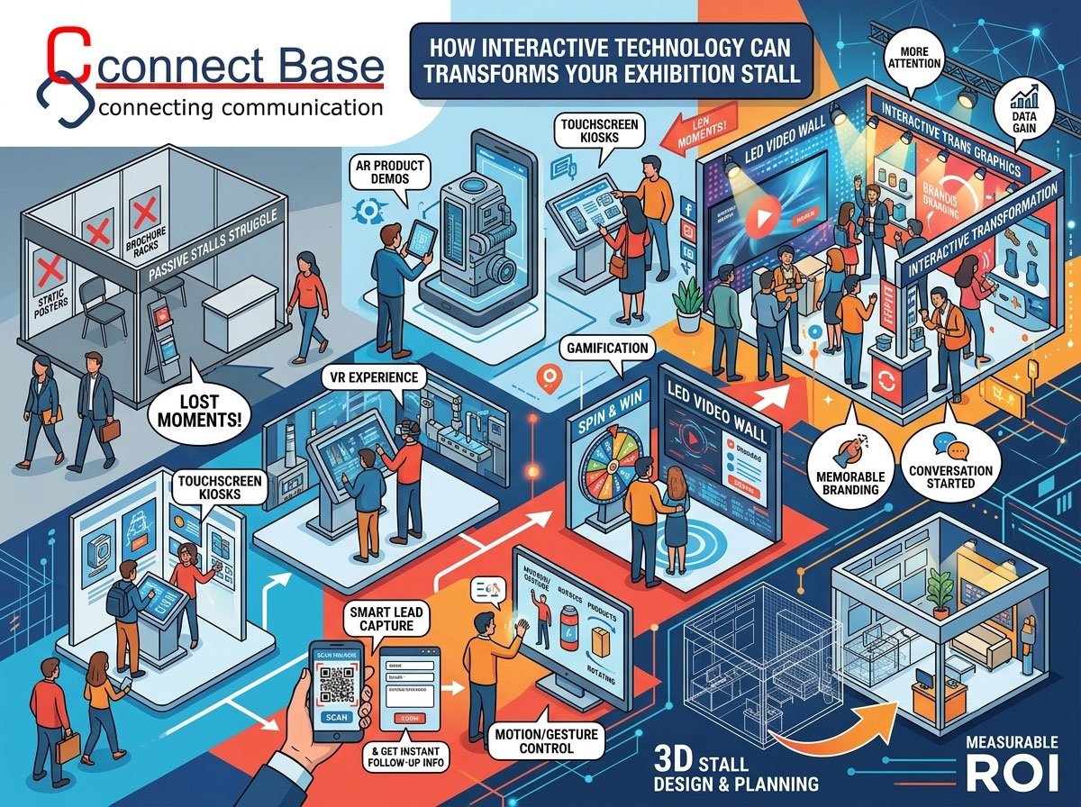 How Interactive Technology Can Transform an Exhibition Stall